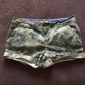Camo shorts